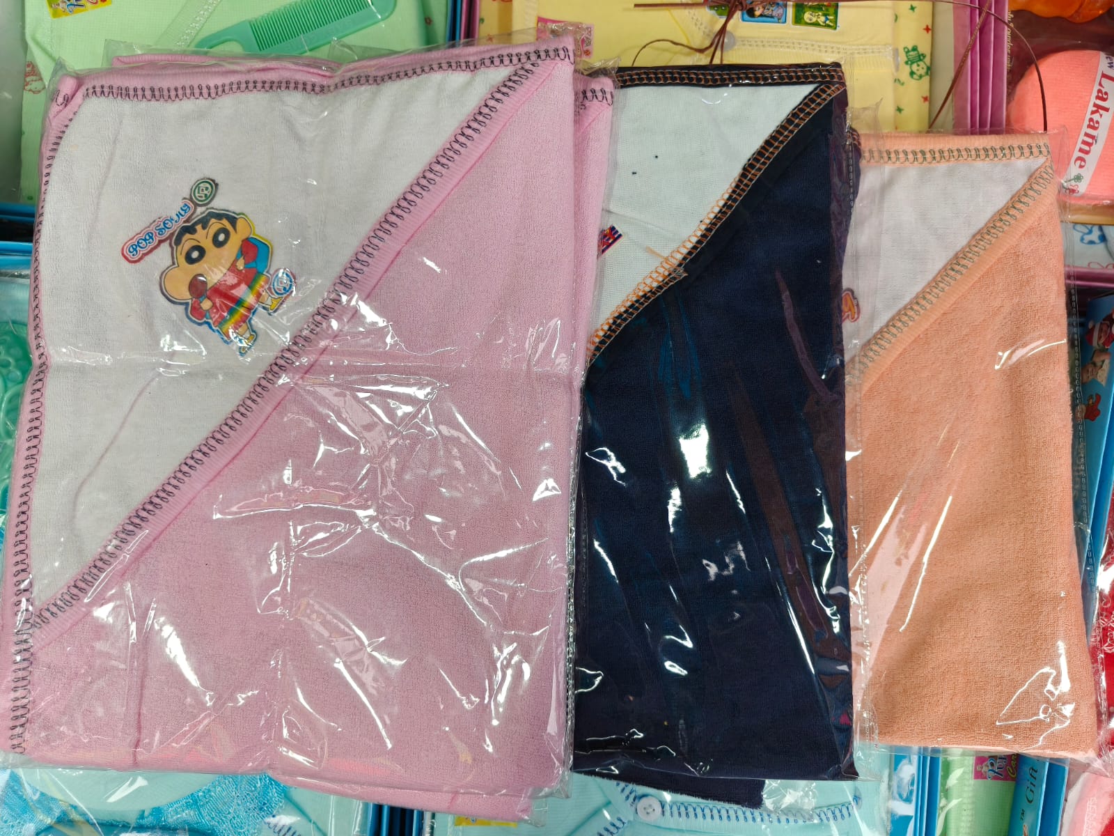 Soft Cotton New Born Baby Towel Set Of 12 Pieces
